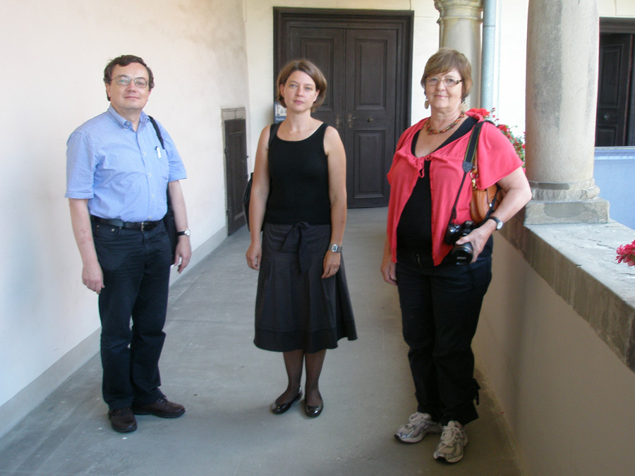 Stanko Kokole, Polona Vidmar in Jaynie Anderson na ptujskem gradu, 9. 7. 2009. Jaynie_Anderson