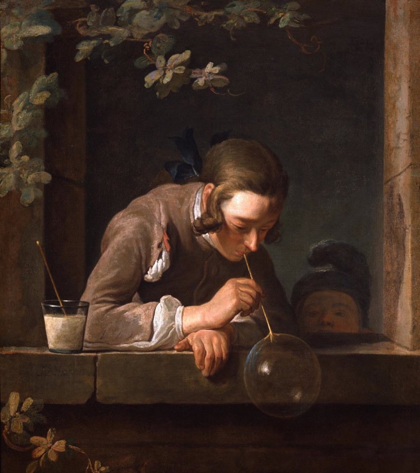 Jean-Baptiste-Simeon Chardin, Milni mehurčki, ok. 1734 Chardin