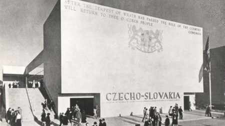 Češkoslovaški paviljon, ki ga je za svetovno razstavo v New Yorku 1939–1940 zasnoval arhitekt Kamil Roškot © arhiv Vladimir Šlapeta