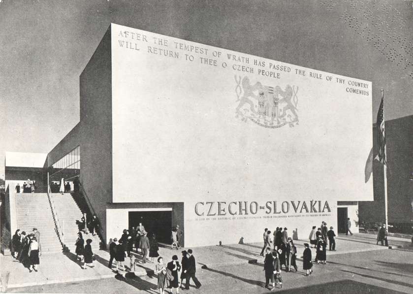 Češkoslovaški paviljon, ki ga je za svetovno razstavo v New Yorku 1939–1940 zasnoval arhitekt Kamil Roškot © arhiv Vladimir Šlapeta